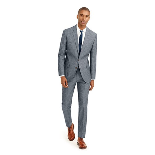 The Ludlow Suit in Japanese Chambray | The Plunge