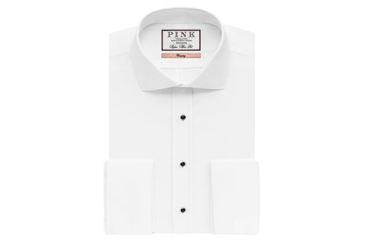 Thomas Pink Marcella Evening Super Slim Fit Double Cuff Shirt