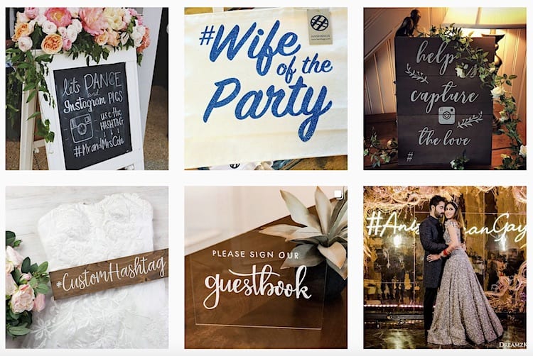 The Best Wedding Hashtags: Funny, Romantic, Creative